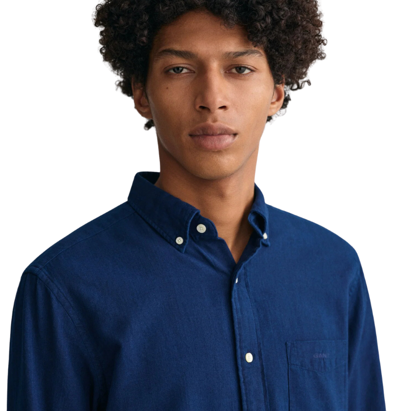 Gant Erkek Lacivert Regular Fit Oxford Gömlek 3230095.969