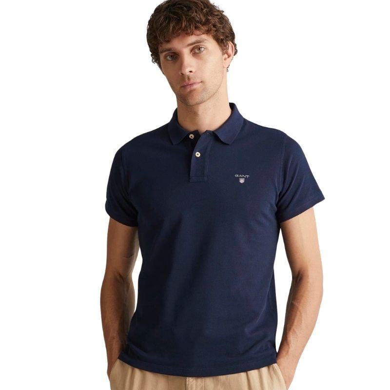 Gant Erkek Lacivert Regular Fit Polo Tshırt 2201.433