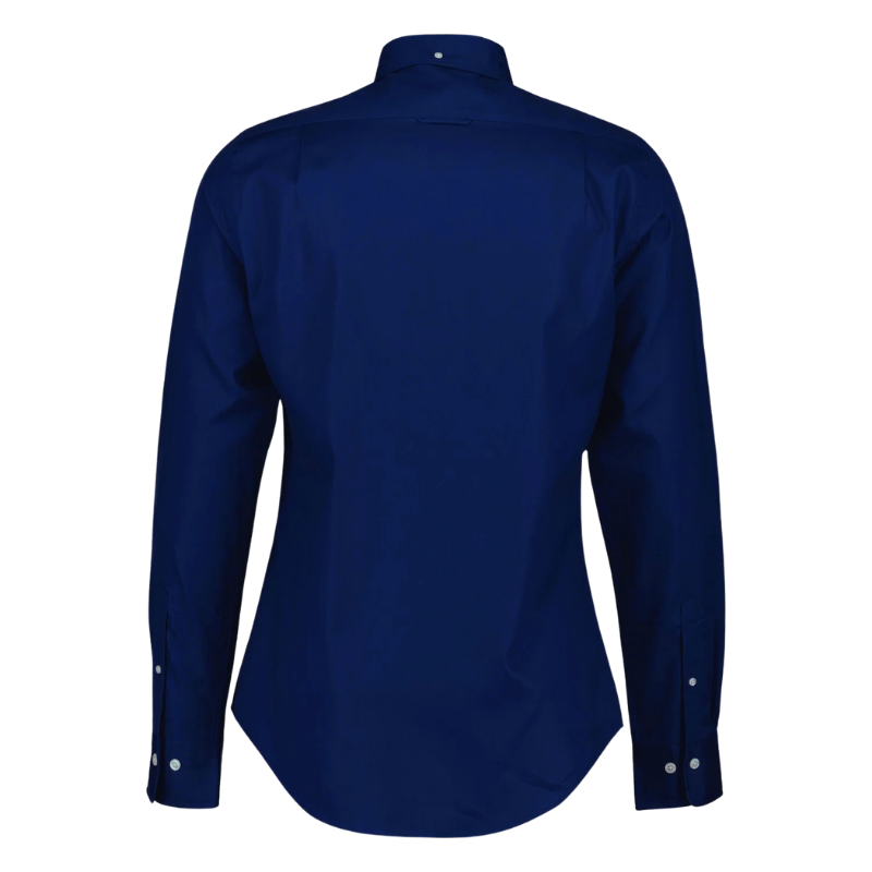 Gant Erkek Lacivert Slim Fit Düğmeli Yaka Oxford Gömlek 3000302.410