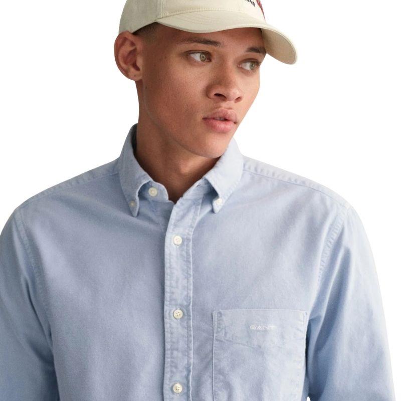 Gant Erkek Mavi Regular Fit Düğmeli Yaka Gömlek 3230194.412