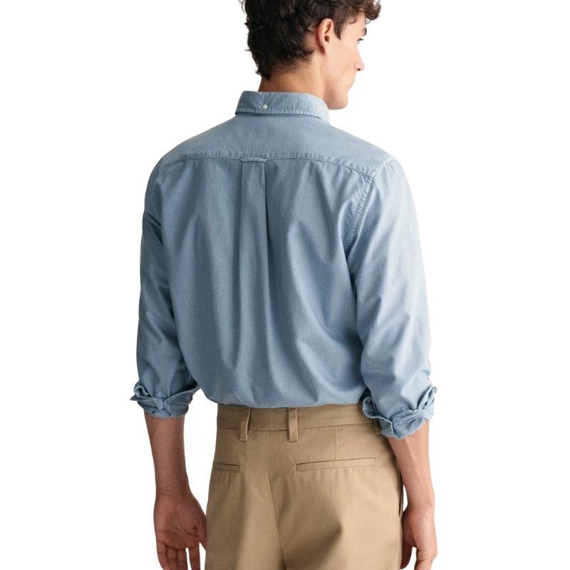 Gant Erkek Mavi Regular Fit Düğmeli Yaka Oxford Gömlek 3240084.474