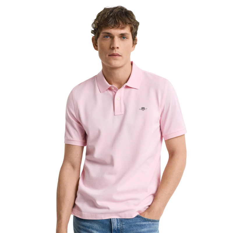 Gant Erkek Pembe Regular Fit Polo Tshırt 2210.637