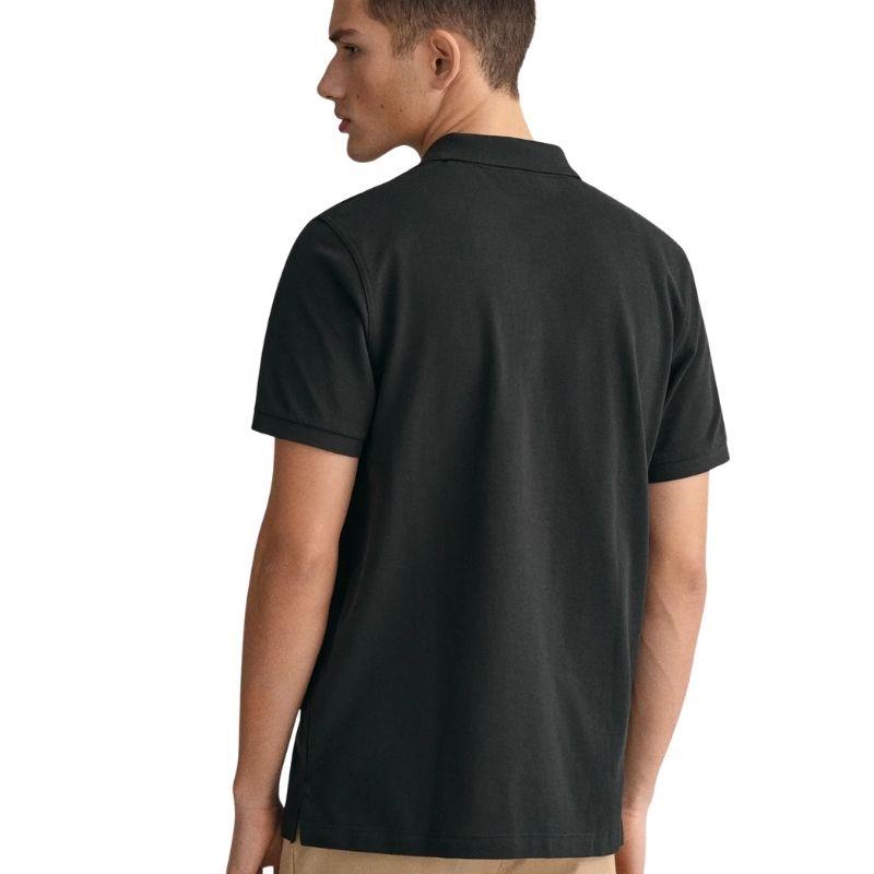 Gant Erkek Siyah Regular Fit Logolu Polo Tshırt 2062025.5