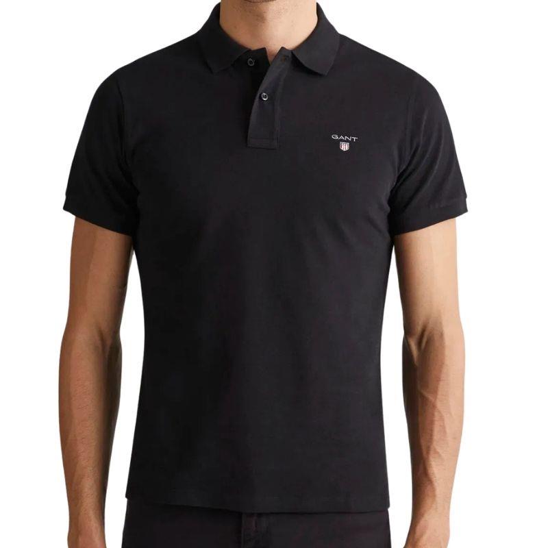 Gant Erkek Siyah Regular Fit Polo Tshırt 2201.5