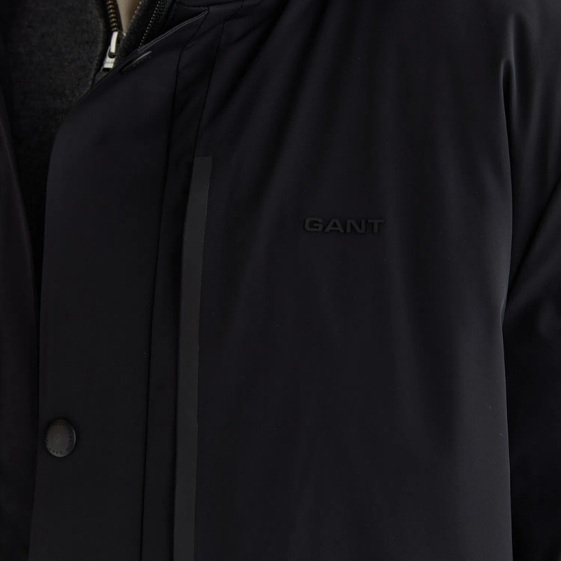 Gant Erkek Siyah Standart Fit Kapüşonlu Mont 7125396T.5