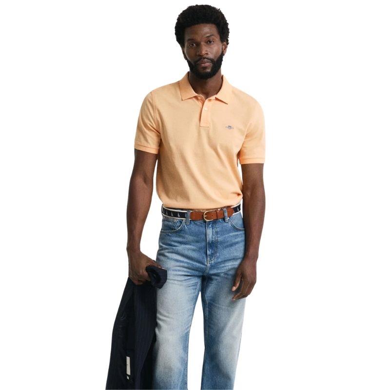 Gant Erkek Turuncu Regular Fit Polo Tshırt 2210.848