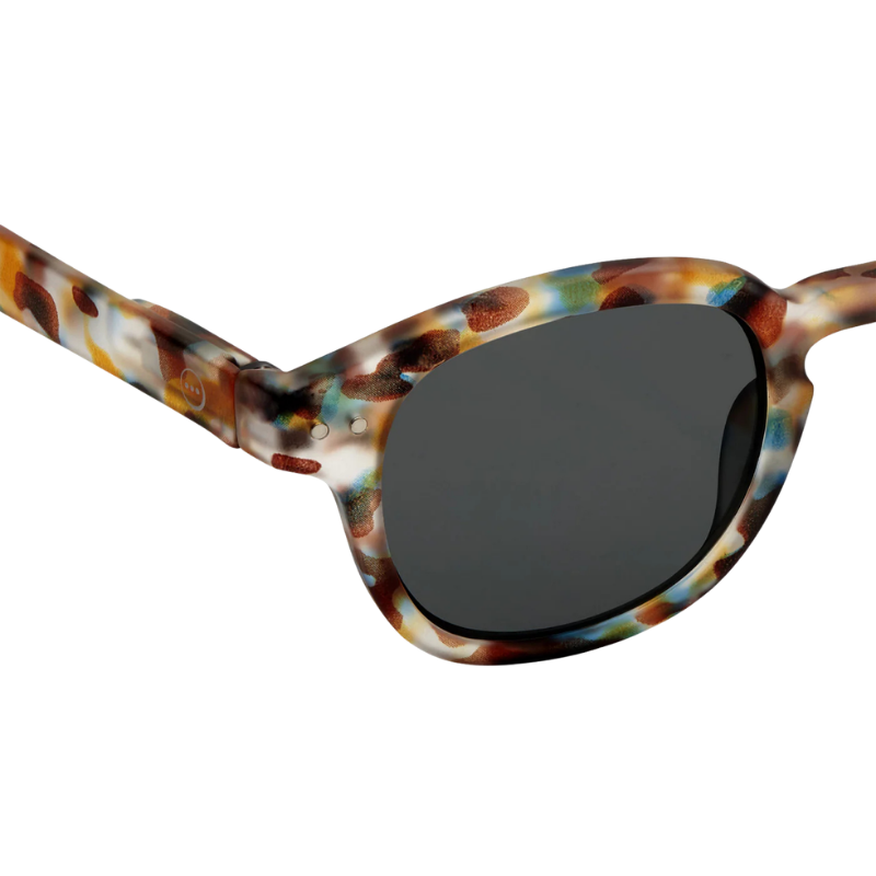 Izipizi Sun #C Blue Tortoise - Desenli Yetişkin Güneş Gözlüğü IZIPIZI08
