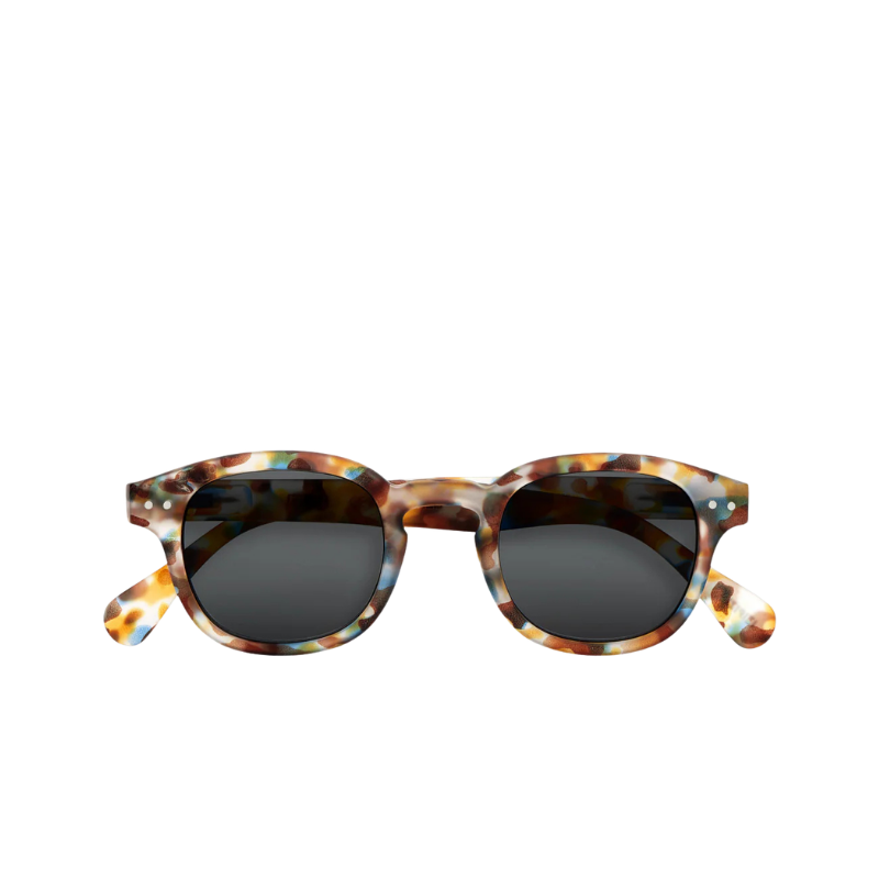 Izipizi Sun #C Blue Tortoise - Desenli Yetişkin Güneş Gözlüğü IZIPIZI08