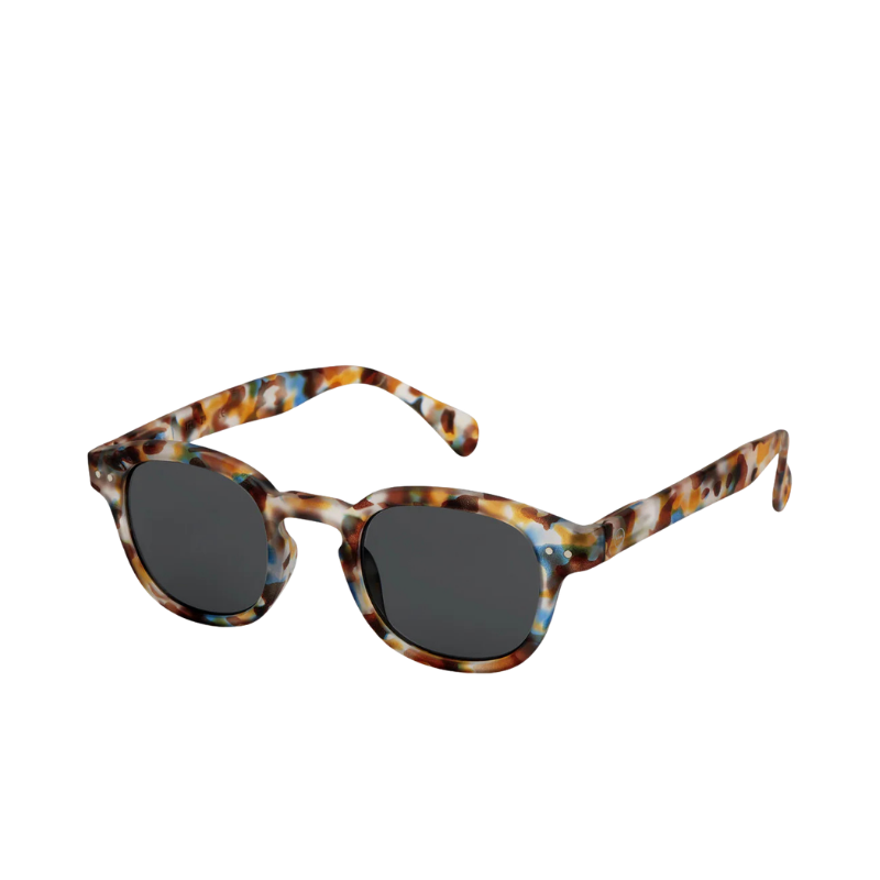 Izipizi Sun #C Blue Tortoise - Desenli Yetişkin Güneş Gözlüğü IZIPIZI08