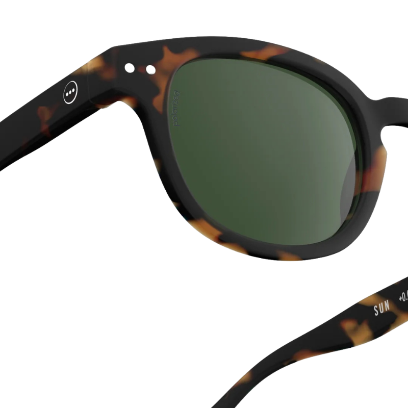 Izipizi Sun #C Polarized Tortoise - Kahverengi Yetişkin Polarize Güneş Gözlüğü IZIPIZI12