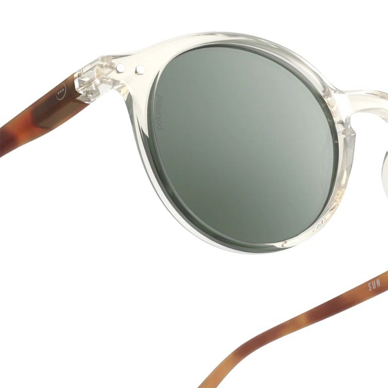 Izipizi Sun #D Polarized Sandstorm - Şeffaf-Kahverengi Yetişkin Polarize Güneş Gözlüğü IZIPIZI03