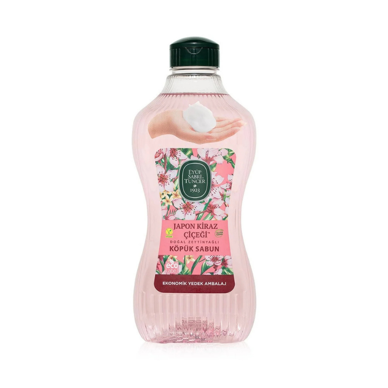 Japon Kiraz Çiçeği Doğal Zeytinyağlı Köpük Sabun 1.5 lt