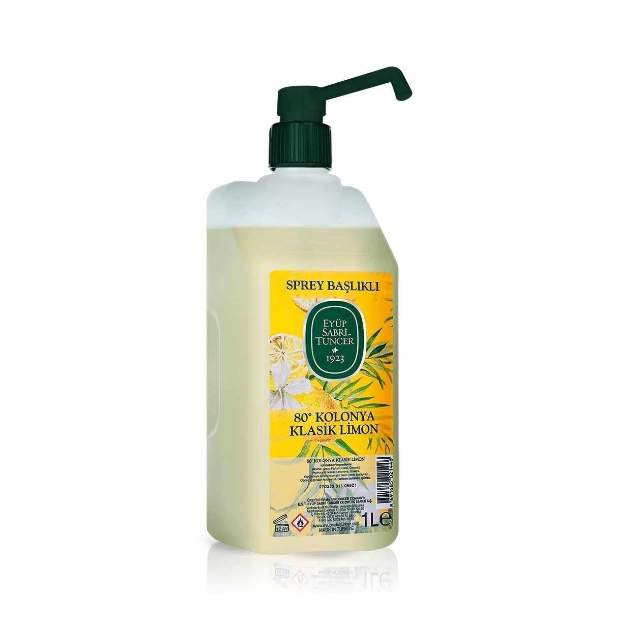 Klasik Limon Kolonyası 1 lt - Sprey Başlıklı 53021100010829