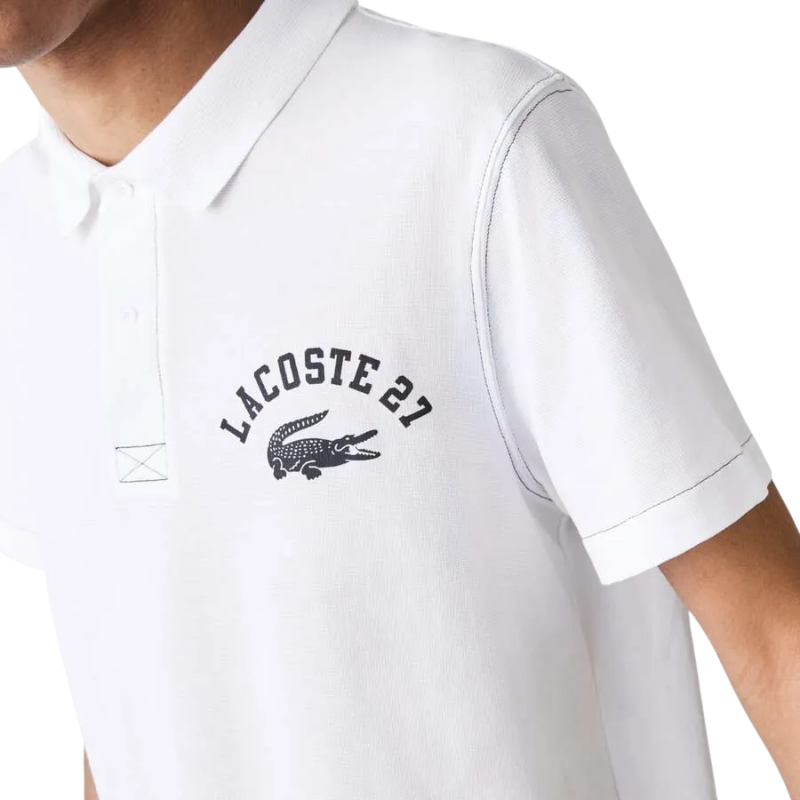 Lacoste Erkek Beyaz Polo Yaka Tshırt YH0028-001