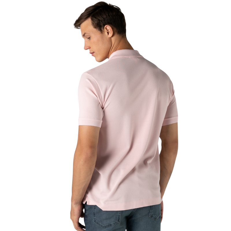 Lacoste  Erkek Classic Fit Açık Pembe Polo Tshırt L1212.ADY