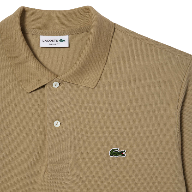 Lacoste Erkek Classic Fit Bej Polo Tshırt L1212.CB8