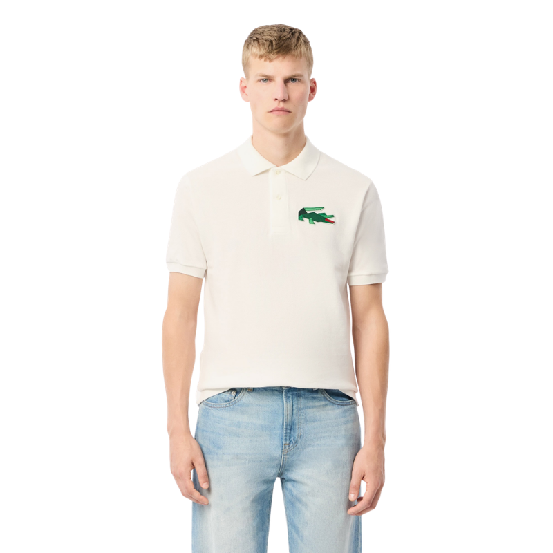 Lacoste Erkek Classic Fit Beyaz Polo Tshırt PH3600.70V