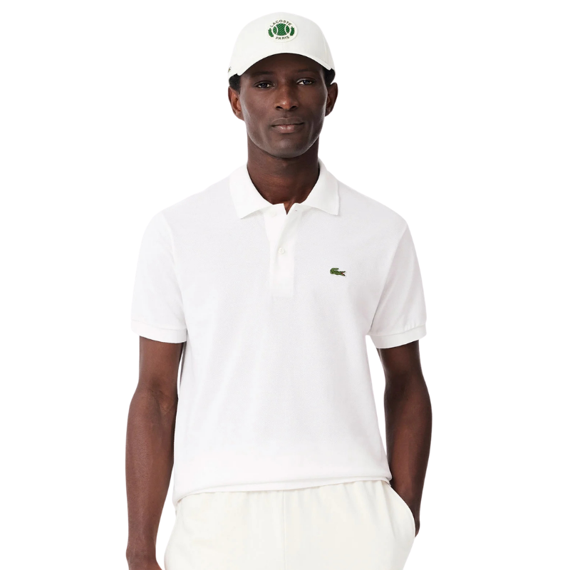 Lacoste  Erkek Classic Fit Beyaz Polo Tshırt L1212.001