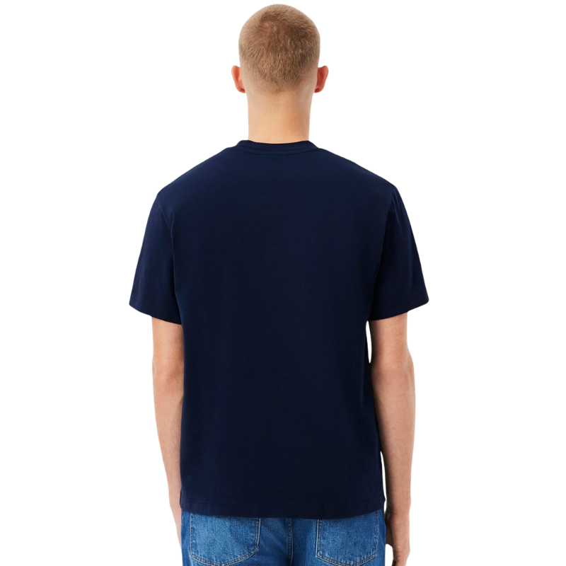 Lacoste Erkek Classic Fit Bisiklet Yaka Lacivert T-Shirt  TH7318.166