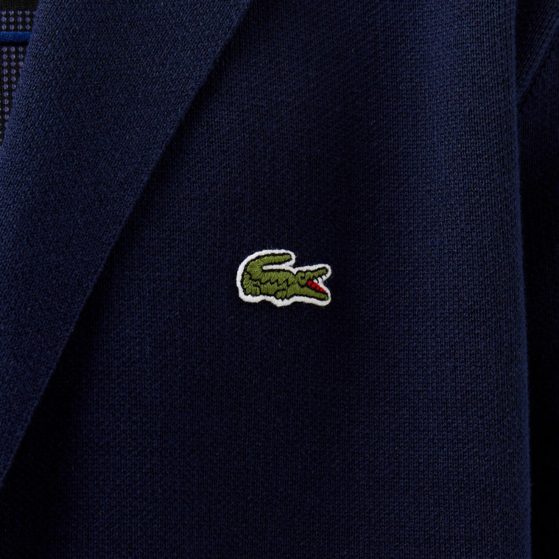 Lacoste Erkek Classic Fit V Yaka Lacivert Hırka 
