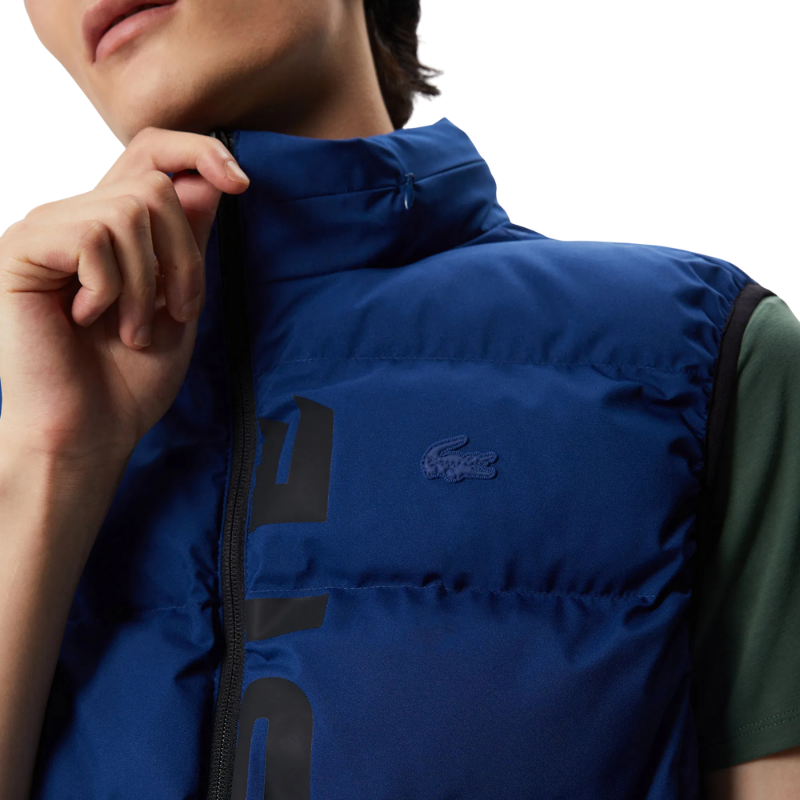 Lacoste Erkek Kapitone Koyu Mavi Yelek BH2407.07M
