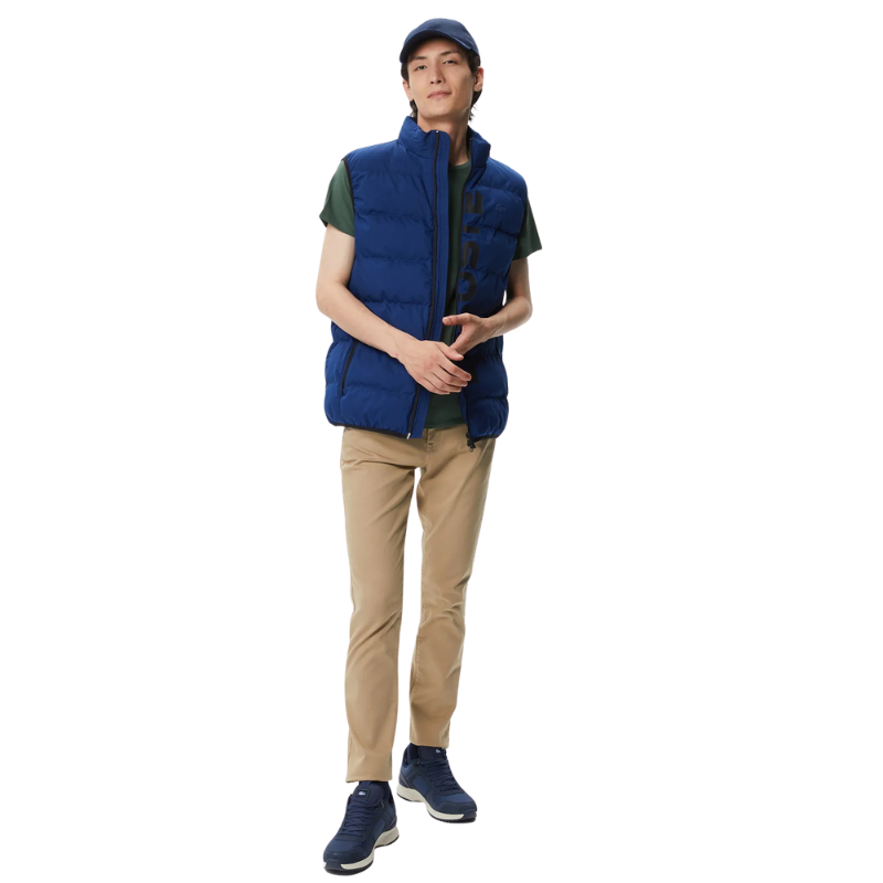 Lacoste Erkek Kapitone Koyu Mavi Yelek BH2407.07M