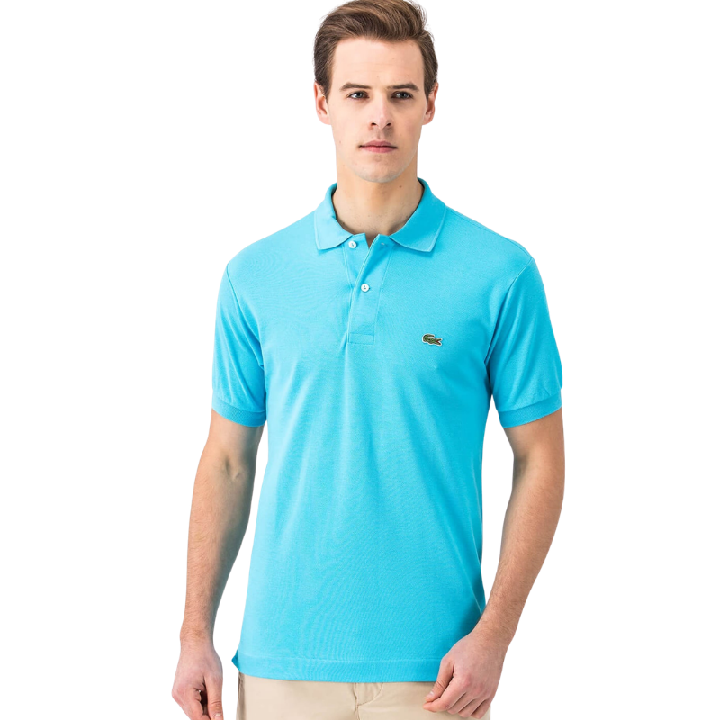 Lacoste Erkek L1212 Classic Fit Mavi Polo Tshırt L1212.QMR