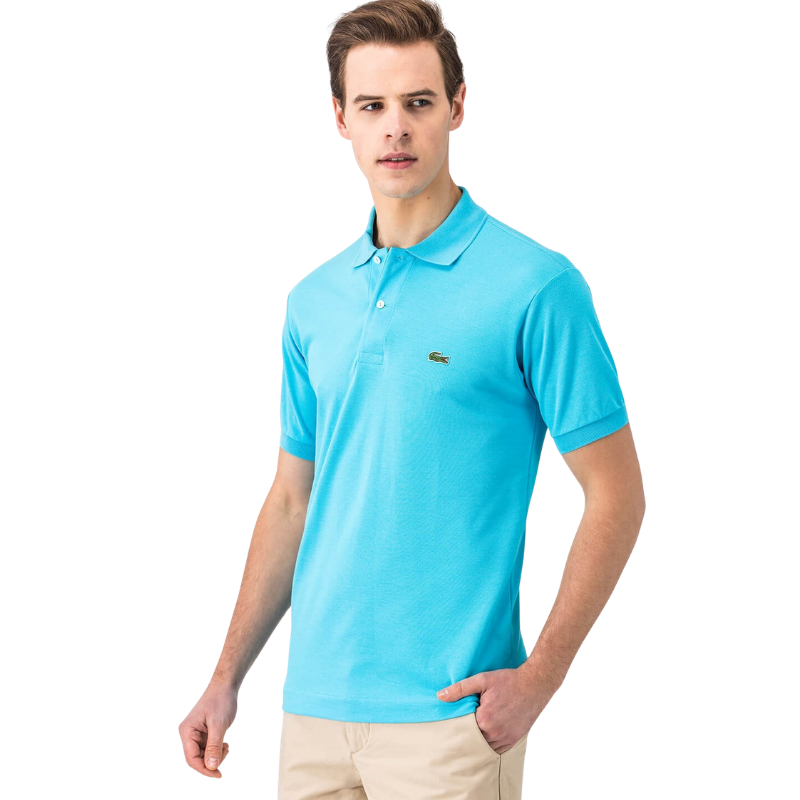 Lacoste Erkek L1212 Classic Fit Mavi Polo Tshırt L1212.QMR