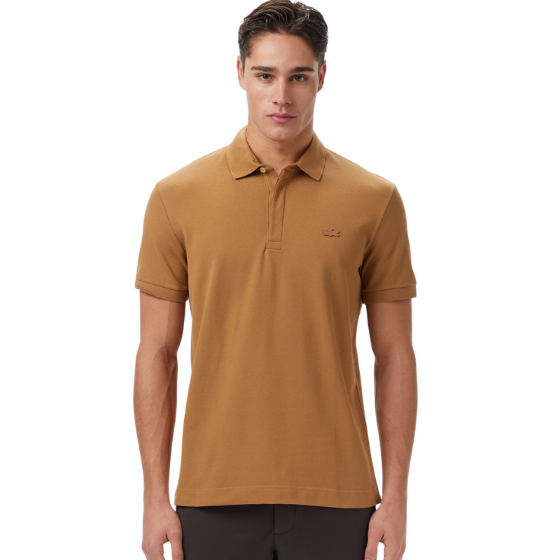 Lacoste Erkek Regular Fit Açık Kahverengi Paris Polo Tshırt PH5522.DPC
