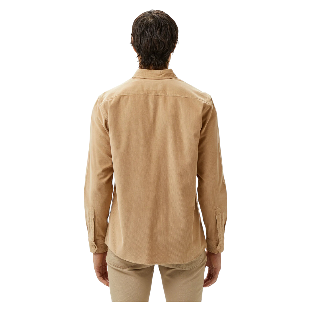 Lacoste Erkek Regular Fit Düğmeli Yaka Bej Gömlek CH2537.02S