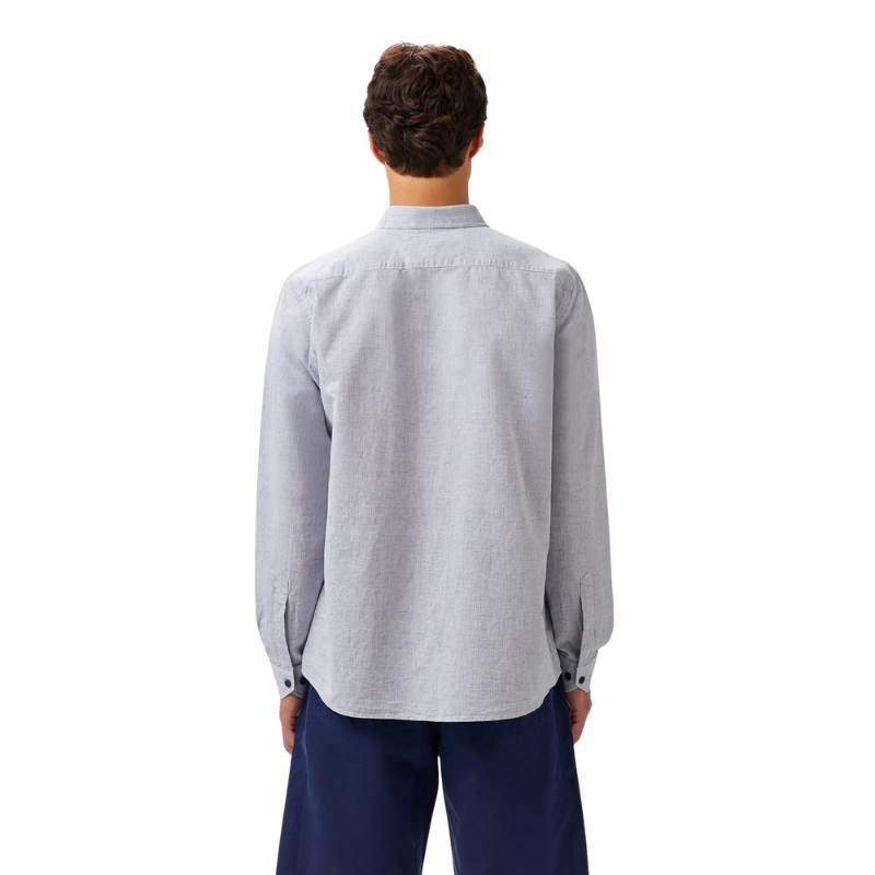 Lacoste Erkek Regular Fit Düğmeli Yaka Lacivert Gömlek CH0520.166