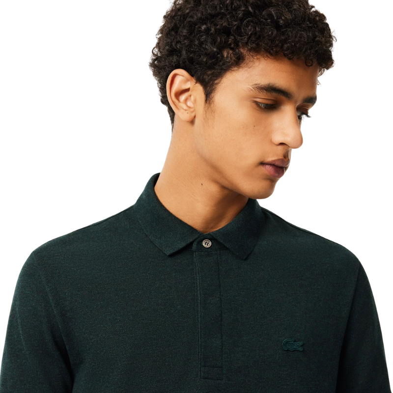 Lacoste Erkek Regular Fit Koyu Yeşil Paris Polo Tshırt PH5522.EL8