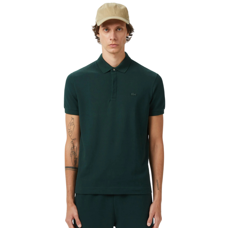 Lacoste Erkek Regular Fit Koyu Yeşil Paris Polo Tshırt PH5522.YZP