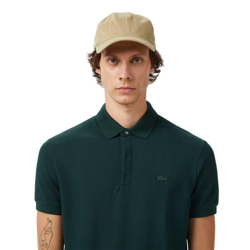 Lacoste Erkek Regular Fit Koyu Yeşil Paris Polo Tshırt PH5522.YZP