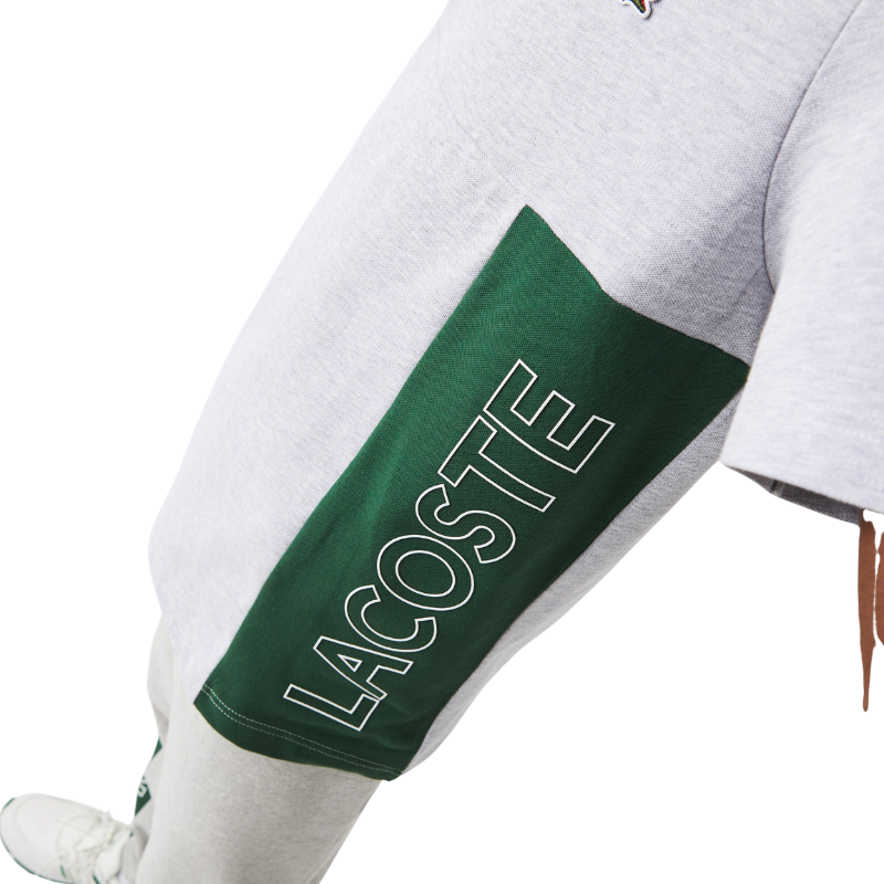 Lacoste Erkek Regular Fit Renk Bloklu Gri Polo Tshırt PH7223.BQ2