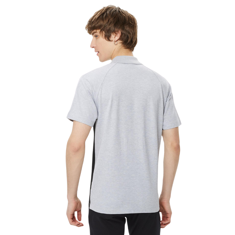 Lacoste Erkek Relaxed Fit Renk Bloklu Gri Polo Tshırt PH5583 - SJ1