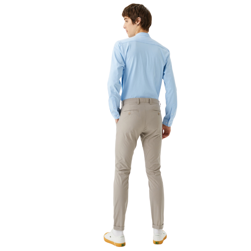 Lacoste Erkek Slim Fit Chino Gri Pantolon HH0334.34G
