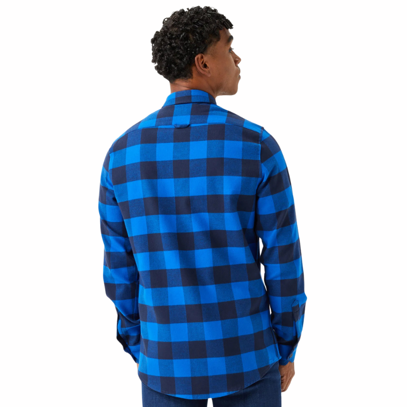Lacoste Erkek Slim Fit Ekose Mavi Gömlek CH2311.11M