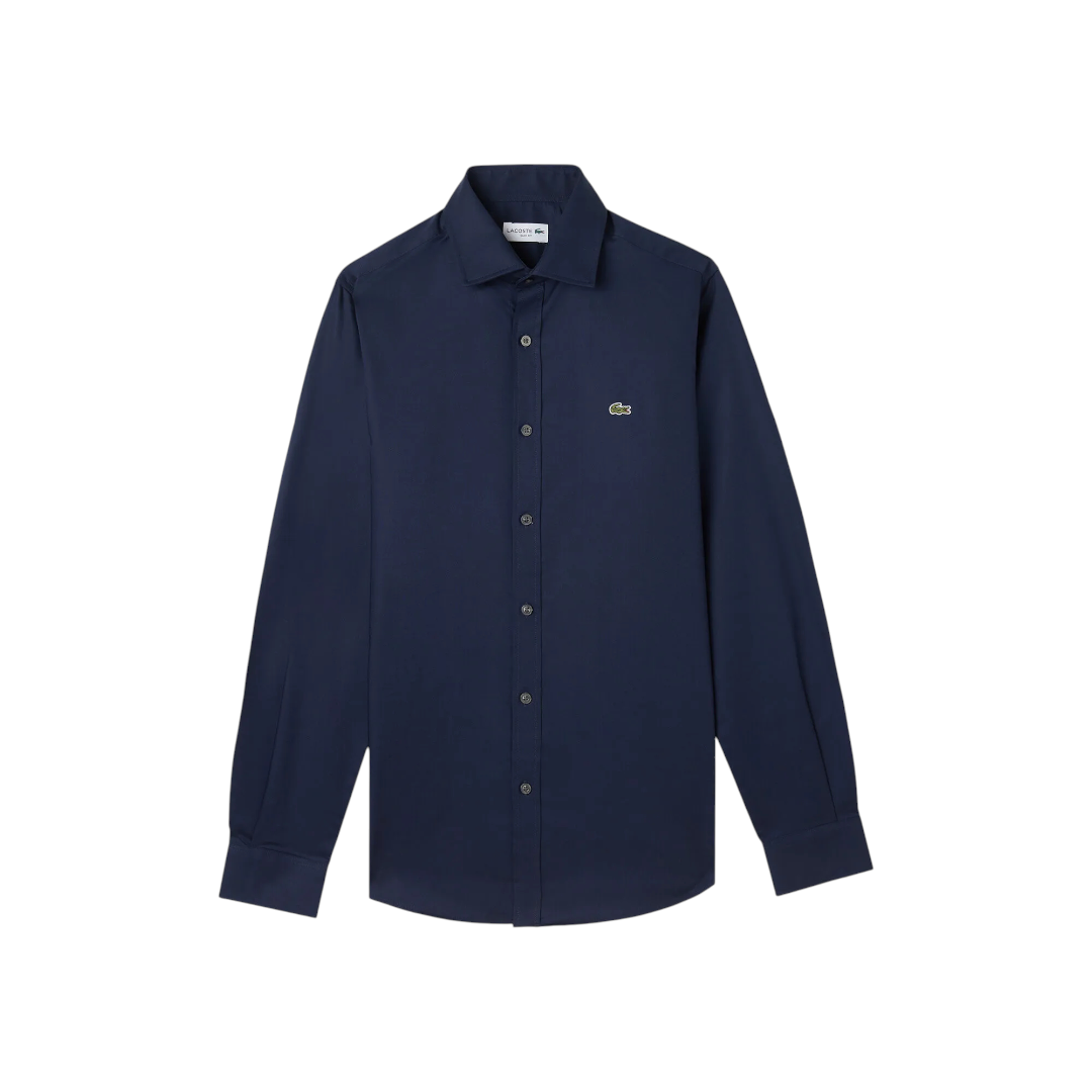 Lacoste Erkek Slim Fit Lacivert Gömlek CH0339.39L