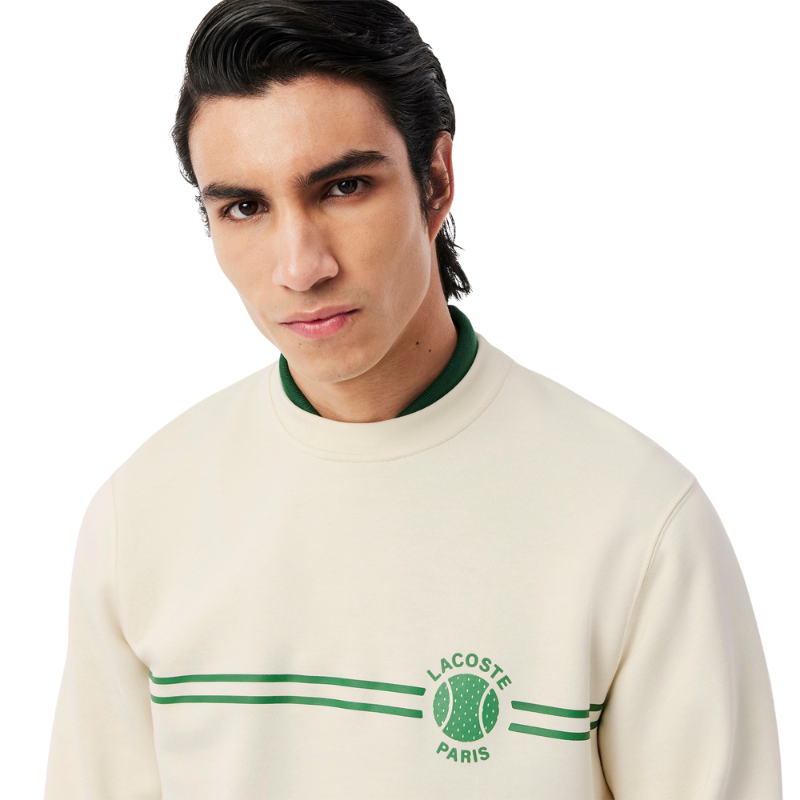 Lacoste Erkek Tenis Baskılı Polar Sweatshirt 
