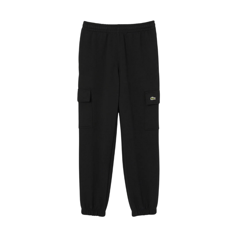 Lacoste Fleece Cargo Erkek Siyah Eşofman Altı XH9710.031