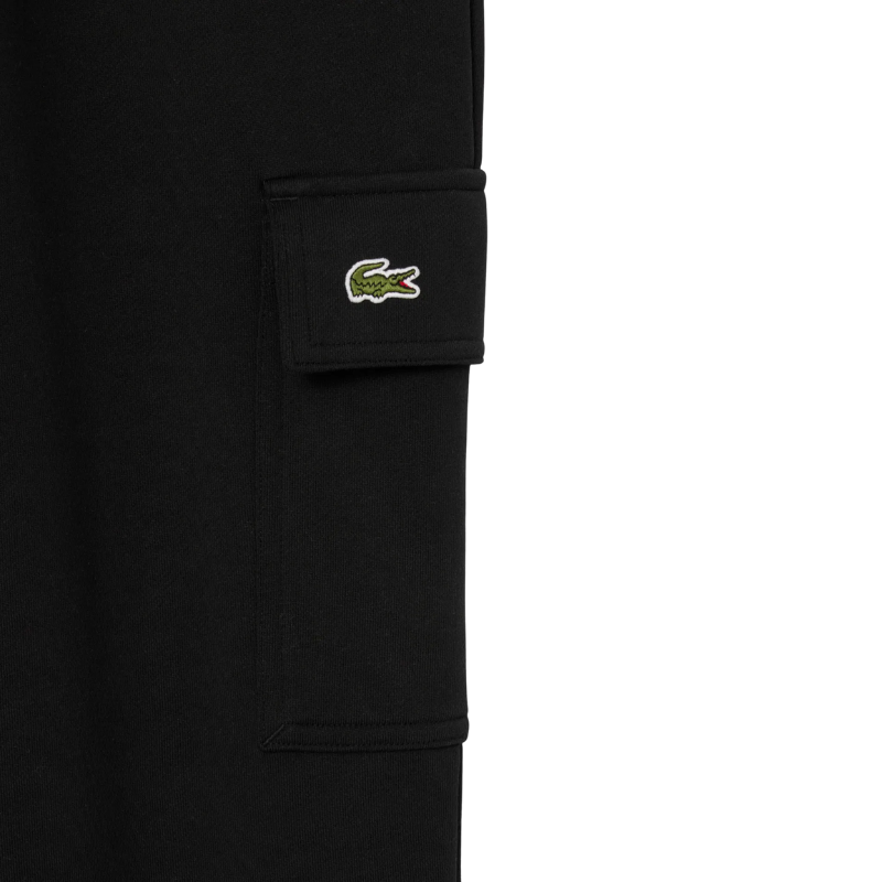Lacoste Fleece Cargo Erkek Siyah Eşofman Altı XH9710.031