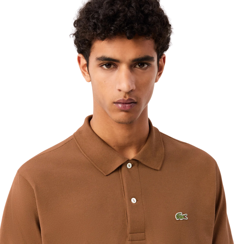 Lacoste L.12.12 Erkek Classic Fit Kahverengi Polo Tshırt
