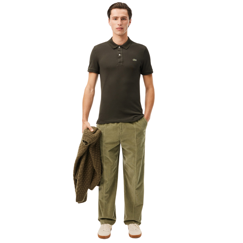Lacoste L.12.12 Erkek Slim Fit Haki Polo Tshırt PH4012.L7A