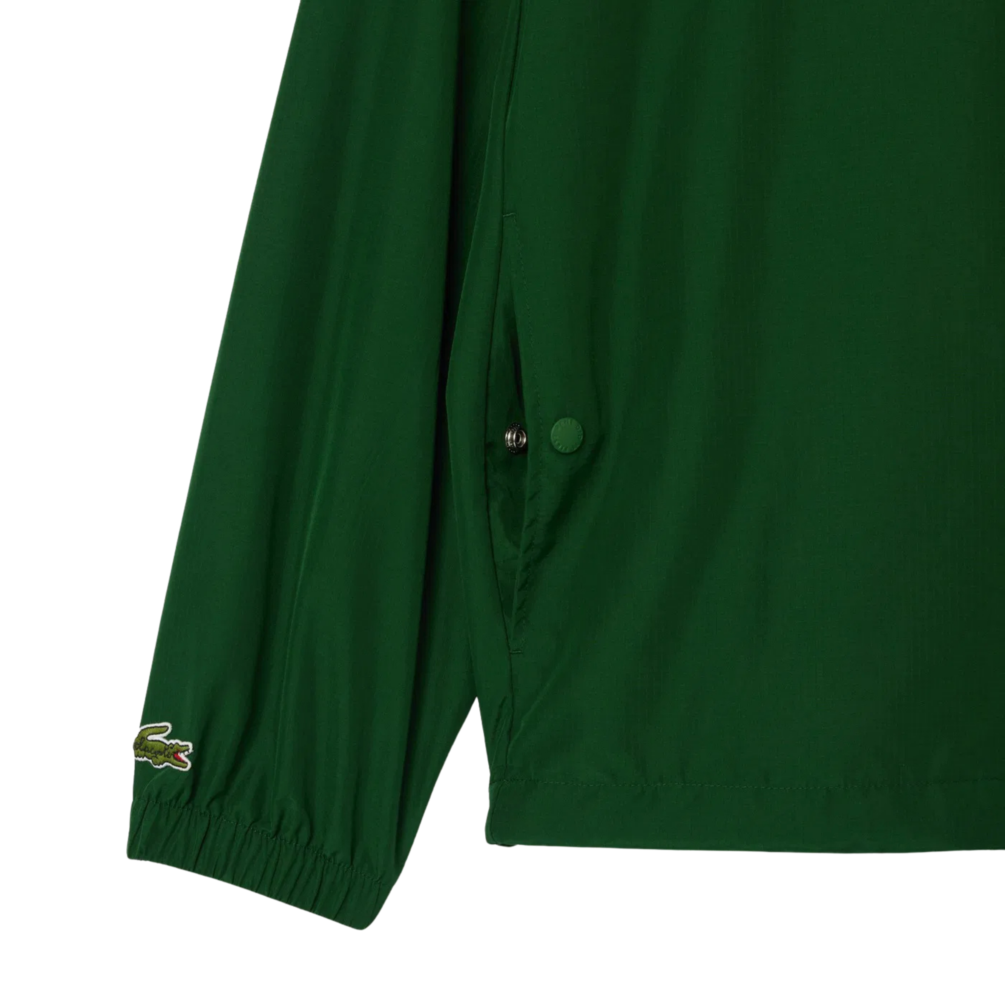 Lacoste Unisex Polo Yaka Baskılı Yeşil Ceket BH0123.132