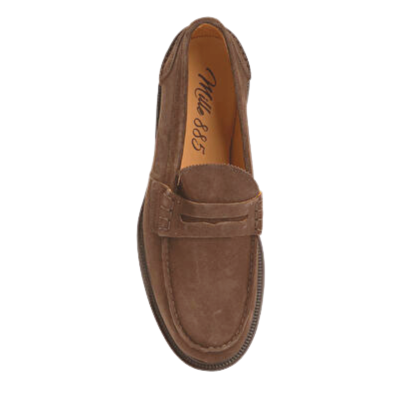 Mille 885 Açık Kahverengi Erkek Süet Loafer