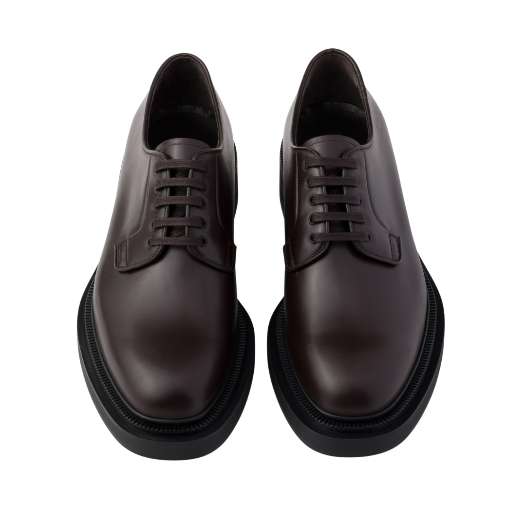 Prada Derby Erkek Deri Klasik Ayakkabı 2EE404 ZJY F0192