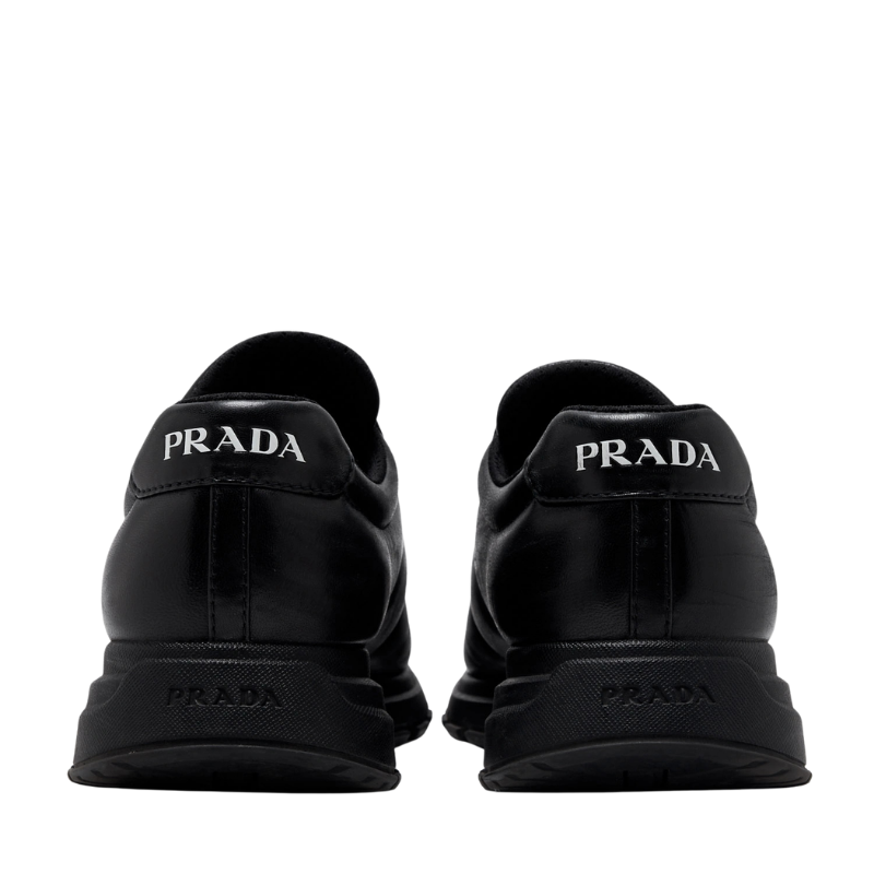 Prada Prax 01 Siyah Deri Erkek Günlük Ayakkabı
