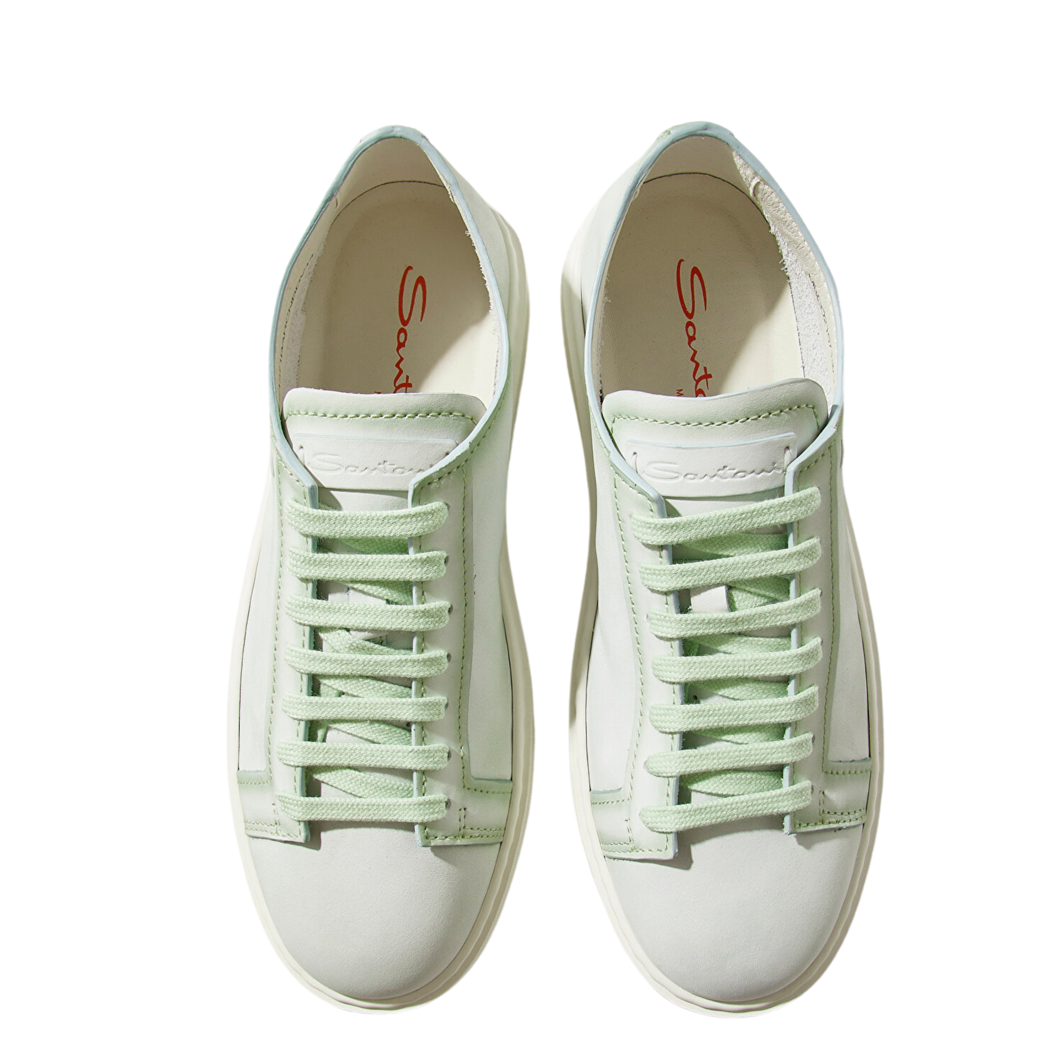 Santoni Açık Yeşil Erkek Deri Ayakkabı M400623929