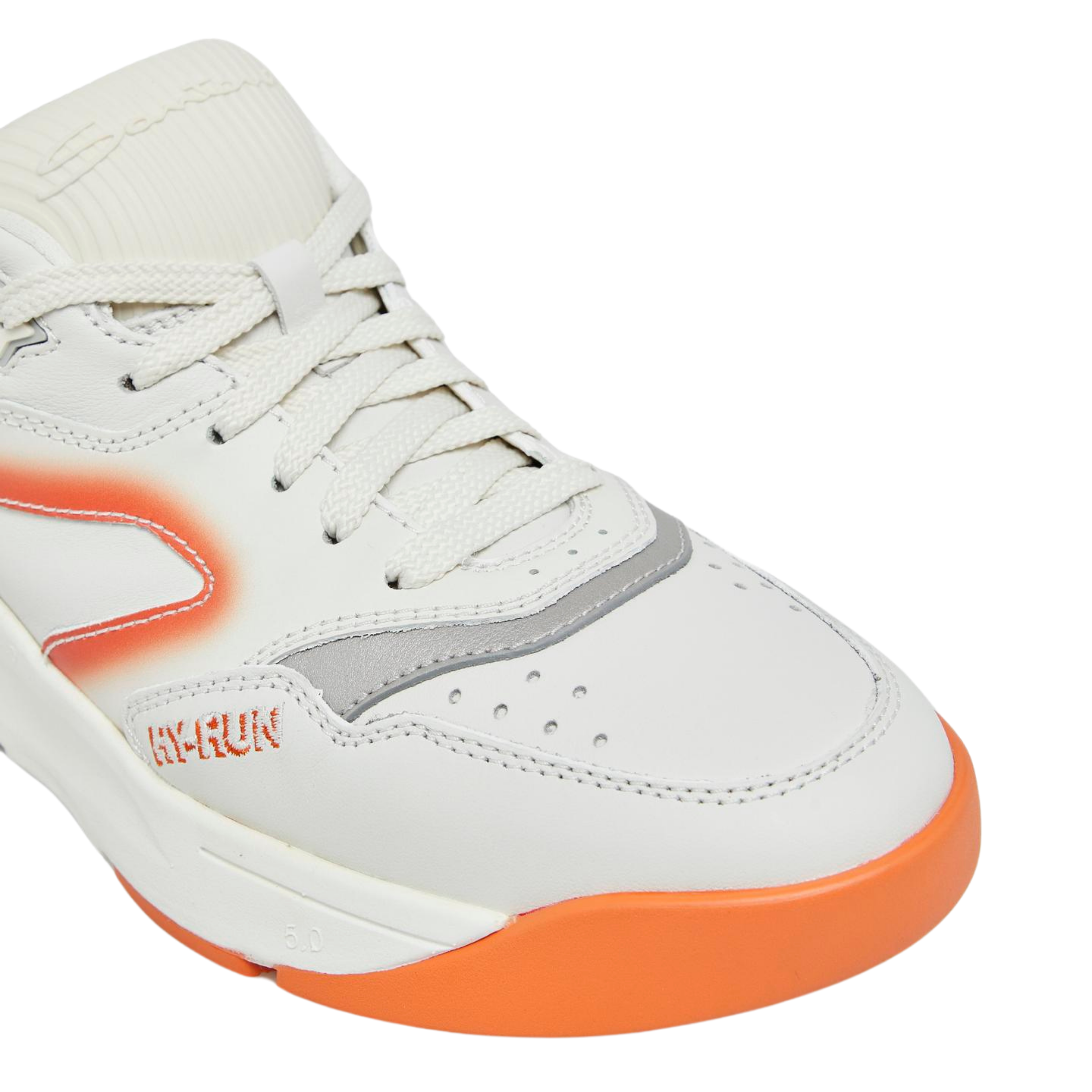 Santoni Beyaz Deri Erkek Spor Ayakkabı  MBHR21934